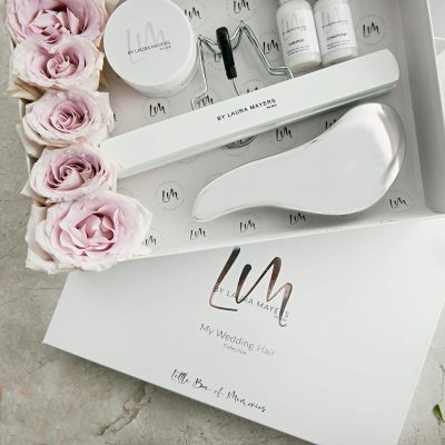Memory box for wedding hair extensions