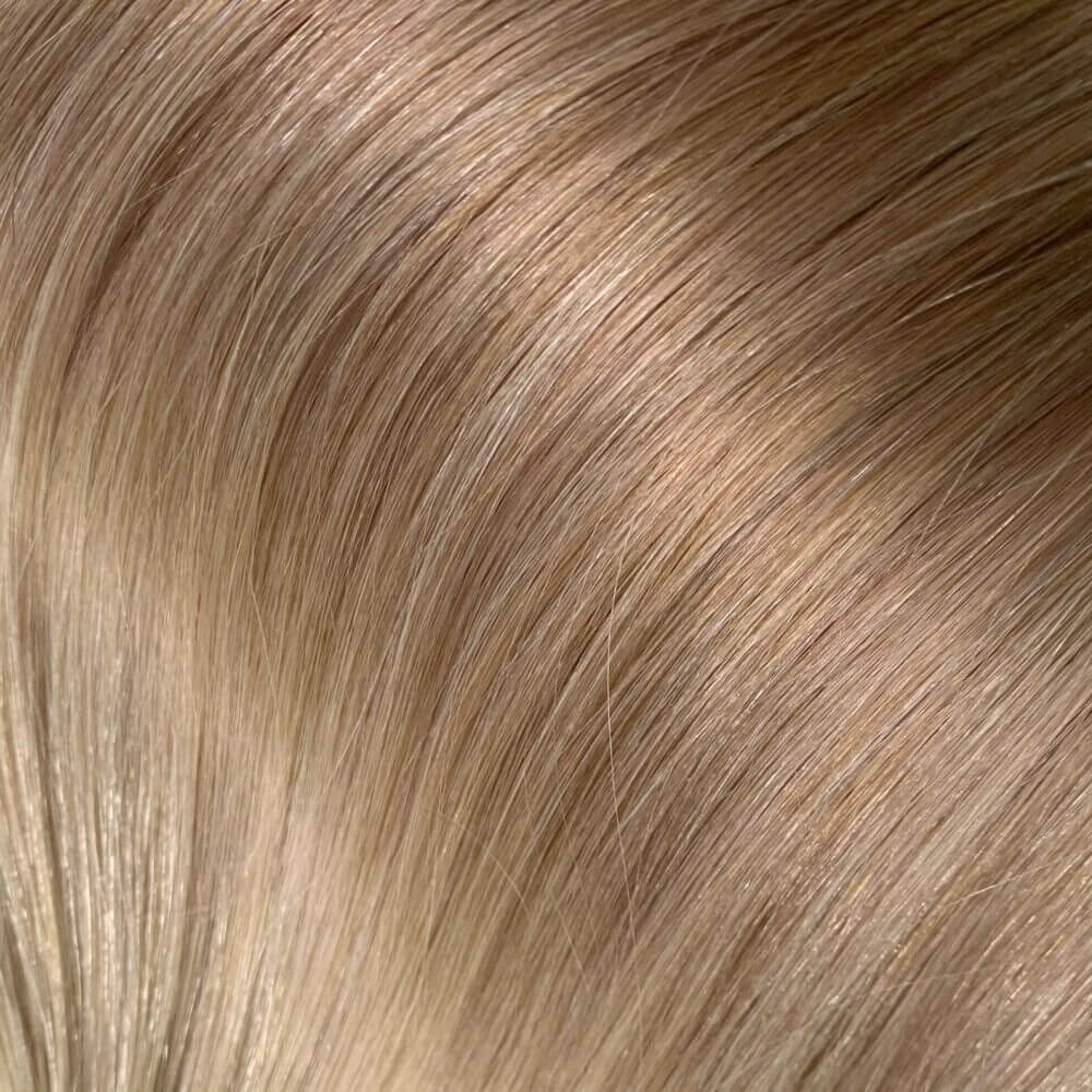 Ash blonde human hair